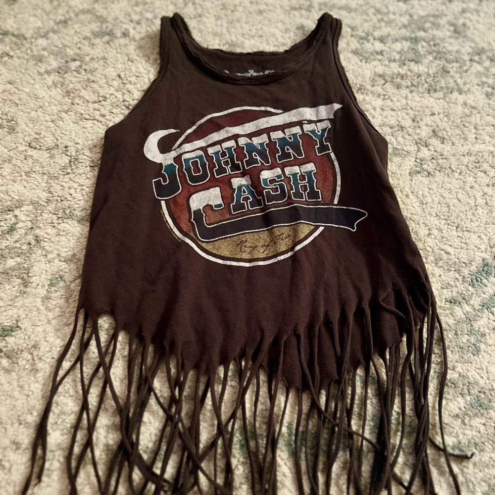 Johnny cash fringe tank!